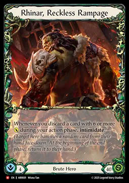 Rhinar, Reckless Rampage (Regular) - Armory Deck: Rhinar (Majestic) [ARR-001]