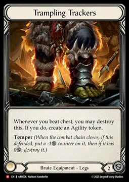 Trampling Trackers (Rainbow Foil) - Armory Deck: Rhinar (Majestic) [ARR-006]