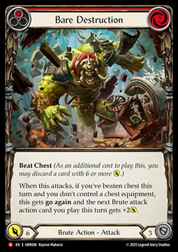 Bare Destruction (Regular) - Armory Deck: Rhinar (Majestic) [ARR-008]