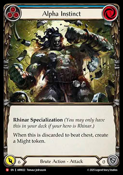 Alpha Instinct (Regular) - Armory Deck: Rhinar (Majestic) [ARR-022]