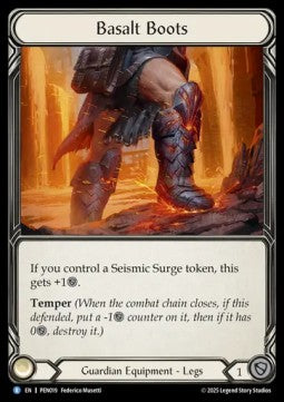 Basalt Boots (Cold Foil) - Compendium Of Rathe (Rare) [PEN-019]