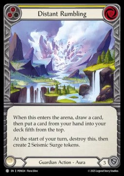 Distant Rumbling (Yellow) (Regular) - Compendium Of Rathe (Common) [PEN-024]