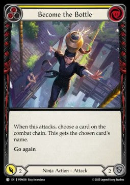 Become the Bottle (Yellow) (Rainbow Foil) - Compendium Of Rathe (Common) [PEN-038]