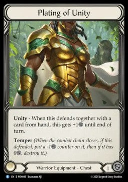 Plating of Unity (Cold Foil) - Compendium Of Rathe (Rare) [PEN-045]