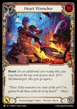 Heart Wrencher (Red) (Rainbow Foil) - Compendium Of Rathe (Common) [PEN-075]