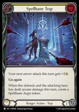 Spellbane Trap (Yellow) (Rainbow Foil) - Compendium Of Rathe (Common) [PEN-090]
