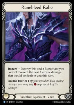 Runebleed Robe (Cold Foil) - Compendium Of Rathe (Rare) [PEN-094]