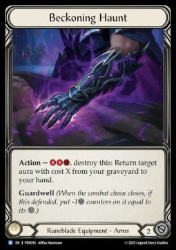 Beckoning Haunt (Cold Foil) - Compendium Of Rathe (Rare) [PEN-095]
