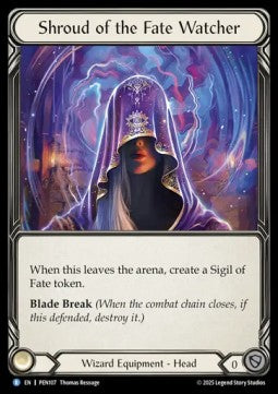 Shroud of the Fate Watcher (Cold Foil) - Compendium Of Rathe (Rare) [PEN-107]