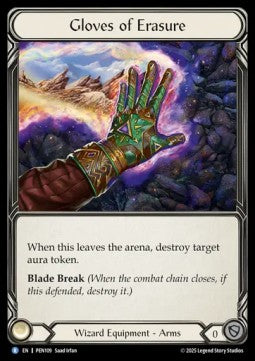 Gloves of Erasure (Cold Foil) - Compendium Of Rathe (Rare) [PEN-109]