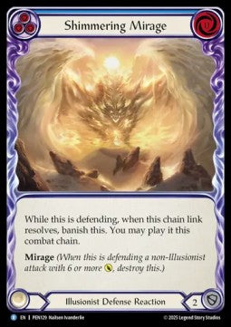 Shimmering Mirage (Rainbow Foil) - Compendium Of Rathe (Rare) [PEN-129]