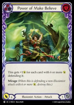 Power of Make Believe (Yellow) (Regular) - Compendium Of Rathe (Common) [PEN-131]