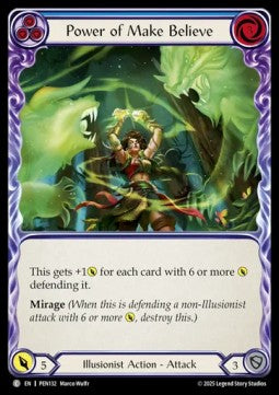 Power of Make Believe (Blue) (Regular) - Compendium Of Rathe (Common) [PEN-132]