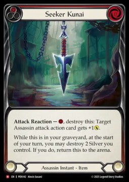 Seeker Kunai (Rainbow Foil) - Compendium Of Rathe (Majestic) [PEN-142]