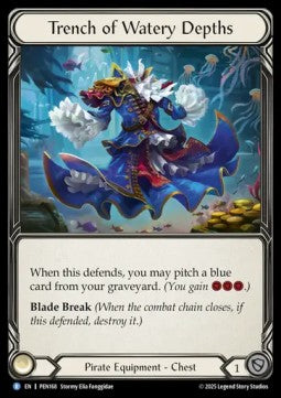 Trench of Watery Depths (Cold Foil) - Compendium Of Rathe (Rare) [PEN-168]