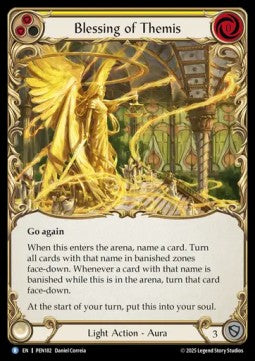 Blessing of Themis (Regular) - Compendium Of Rathe (Rare) [PEN-182]