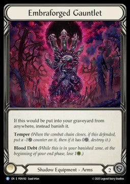 Embraforged Gauntlet (Regular) - Compendium Of Rathe (Rare) [PEN-192]