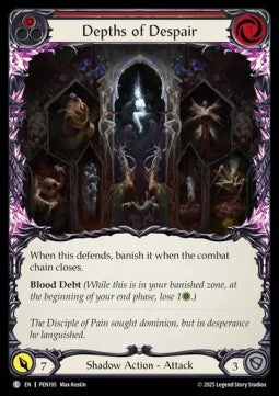 Depths of Despair (Red) (Regular) - Compendium Of Rathe (Common) [PEN-195]