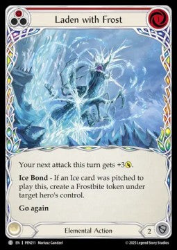 Laden with Frost (Rainbow Foil) - Compendium Of Rathe (Common) [PEN-211]