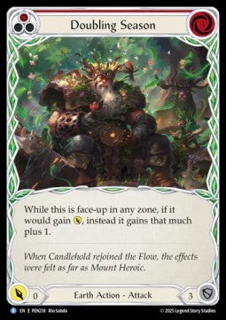 Doubling Season (Rainbow Foil) - Compendium Of Rathe (Rare) [PEN-218]