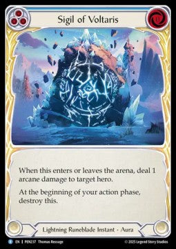 Sigil of Voltaris (Regular) - Compendium Of Rathe (Rare) [PEN-237]