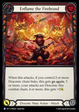 Enflame the Firebrand (Regular) - Compendium Of Rathe (Rare) [PEN-250]