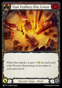 Four Feathers One Crown (Rainbow Foil) - Compendium Of Rathe (Common) [PEN-256]