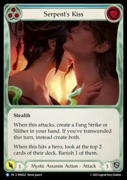 Serpent's Kiss (Rainbow Foil) - Compendium Of Rathe (Rare) [PEN-262]