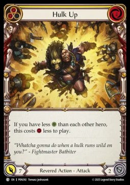Hulk Up (Yellow) (Regular) - Compendium Of Rathe (Common) [PEN-292]