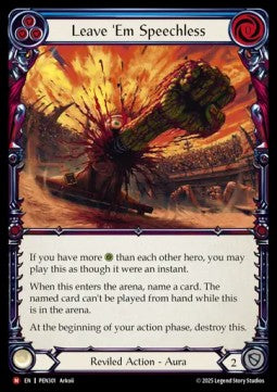 Leave 'Em Speechless (Rainbow Foil) - Compendium Of Rathe (Majestic) [PEN-301]
