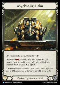 Myrkhellir Helm (Cold Foil) - Compendium Of Rathe (Rare) [PEN-315]