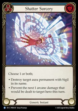Shatter Sorcerynew (Rainbow Foil) - Compendium Of Rathe (Rare) [PEN-330]