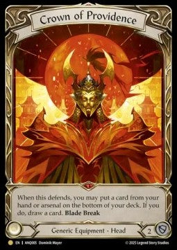 Crown of Providence (Extended Art Rainbow Foil) - Compendium of Rathe - Antiquity Pack (Legendary) [ANQ-005]