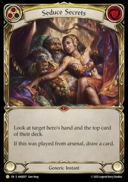 Seduce Secrets (Cold Foil) - Compendium of Rathe - Antiquity Pack (Majestic) [ANQ-027]