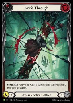 Knife Through (Extended Art Regular) - GEM Pack Promos (Promo) [GEM-113]