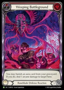 Weeping Battleground (Red) (Extended Art Regular) - GEM Pack Promos (Promo) [GEM-123]