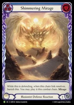 Shimmering Mirage (Extended Art Rainbow Foil) - GEM Pack Promos (Promo) [GEM-125]