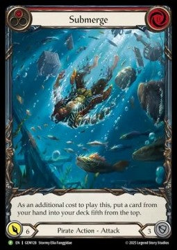 Submerge (Red) (Extended Art Regular) - GEM Pack Promos (Promo) [GEM-128]
