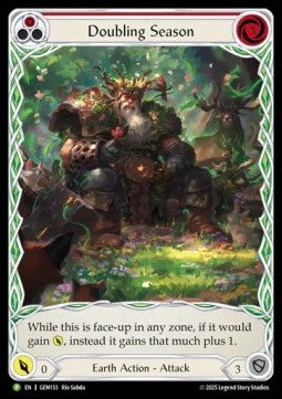 Doubling Season (Extended Art Rainbow Foil) - GEM Pack Promos (Promo) [GEM-133]