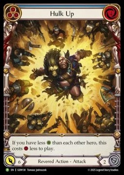 Hulk Up (Blue) (Extended Art Rainbow Foil) - GEM Pack Promos (Promo) [GEM-138]