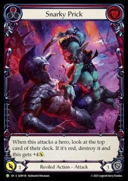 Snarky Prick (Extended Art Regular) - GEM Pack Promos (Promo) [GEM-139]