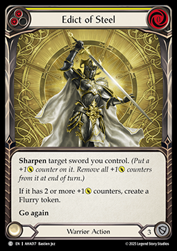 Edict of Steel (Yellow) (Regular)