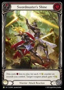 Swordmaster's Shine (Extended Art Cold Foil) - LGS Promos (Rare) [LGS-446]