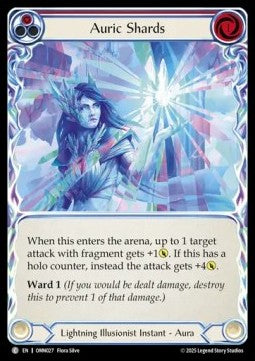 Auric Shards (Red) (Regular) - Omens of the Third Age (Common) [OMN-027]