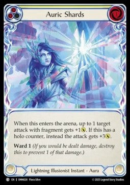 Auric Shards (Yellow) (Rainbow Foil) - Omens of the Third Age (Common) [OMN-028]