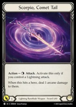Scorpio, Comet Tail (Regular) - Omens of the Third Age (Token) [OMN-049]