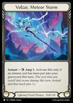 Volzar, Meteor Storm (Regular) - Omens of the Third Age (Token) [OMN-096]