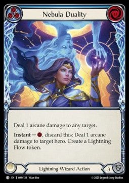 Nebula Duality (Blue) (Regular) - Omens of the Third Age (Common) [OMN-123]