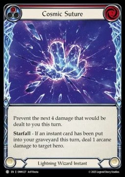 Cosmic Suture (Red) (Regular) - Omens of the Third Age (Common) [OMN-127]