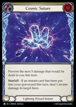 Cosmic Suture (Yellow) (Regular) - Omens of the Third Age (Common) [OMN-128]